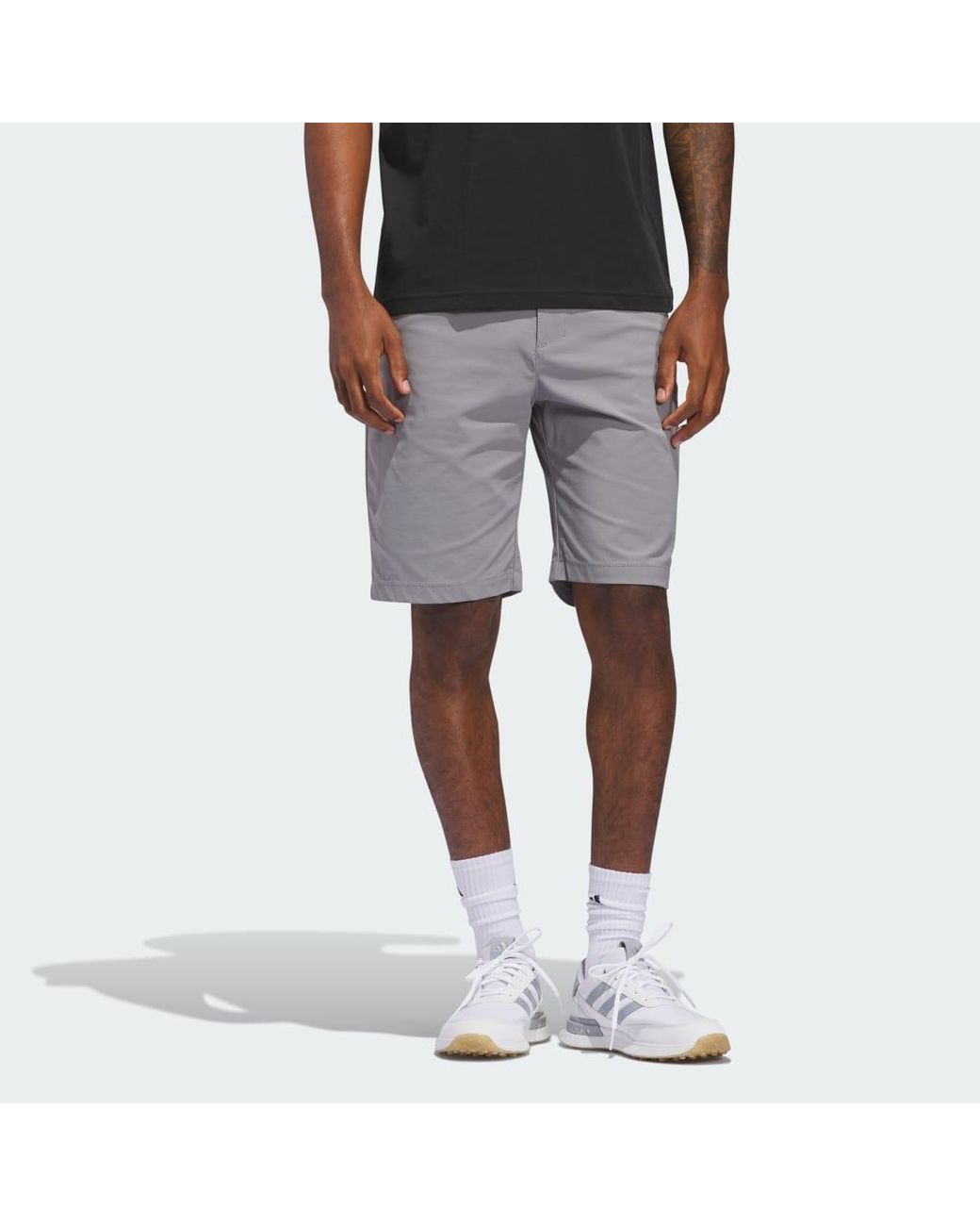 Adidas Gray Ultimate365 5-Pocket Golf Shorts for men