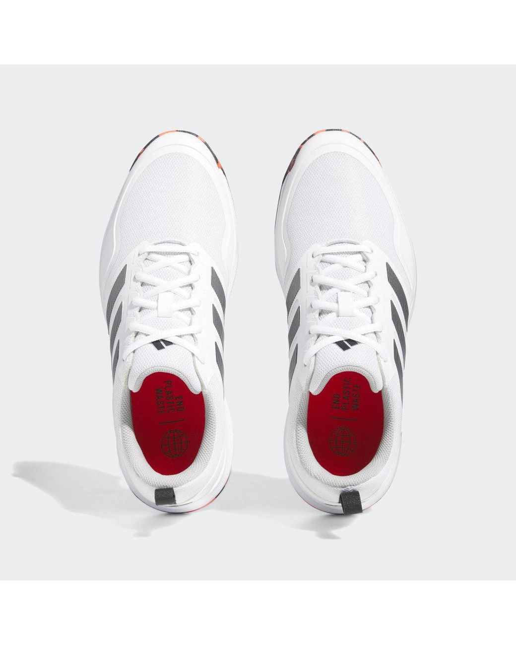 Adidas White Tech Response Sl 3.0 Wide Golf Shoes for men
