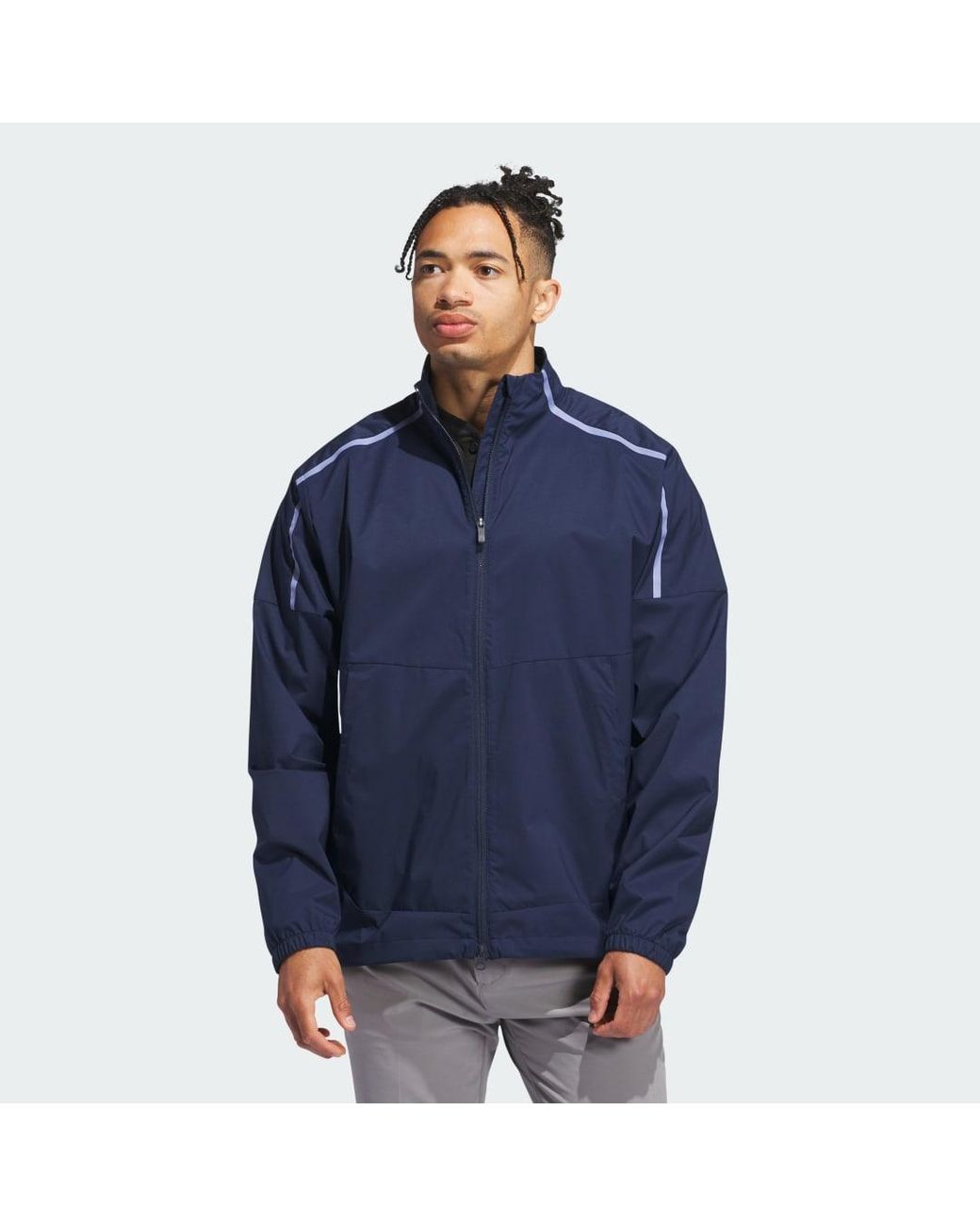 Adidas Blue Core Provisional Full-Zip Jacket for men