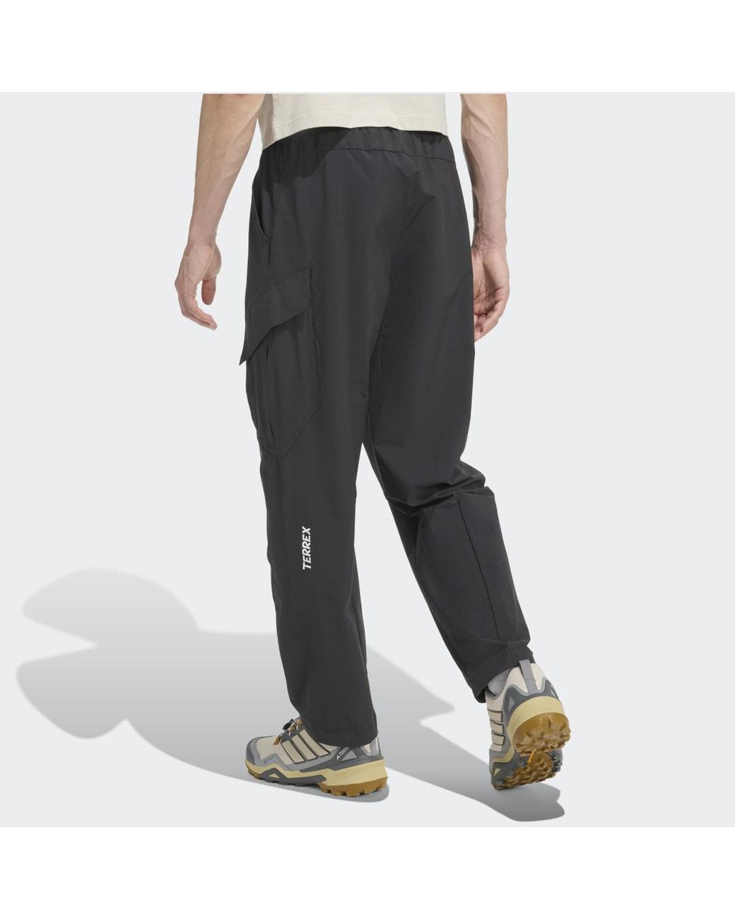 Adidas Black Terrex Xploric Clima365 Cargo Tracksuit Bottoms for men
