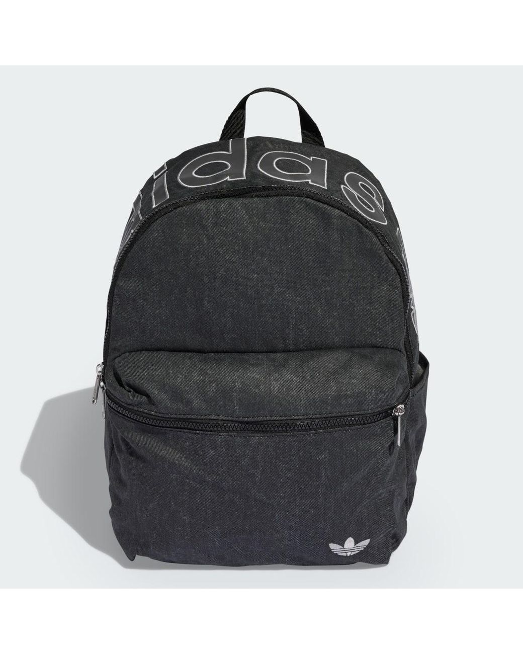 Adidas Black Cl Backpack Washed Effect