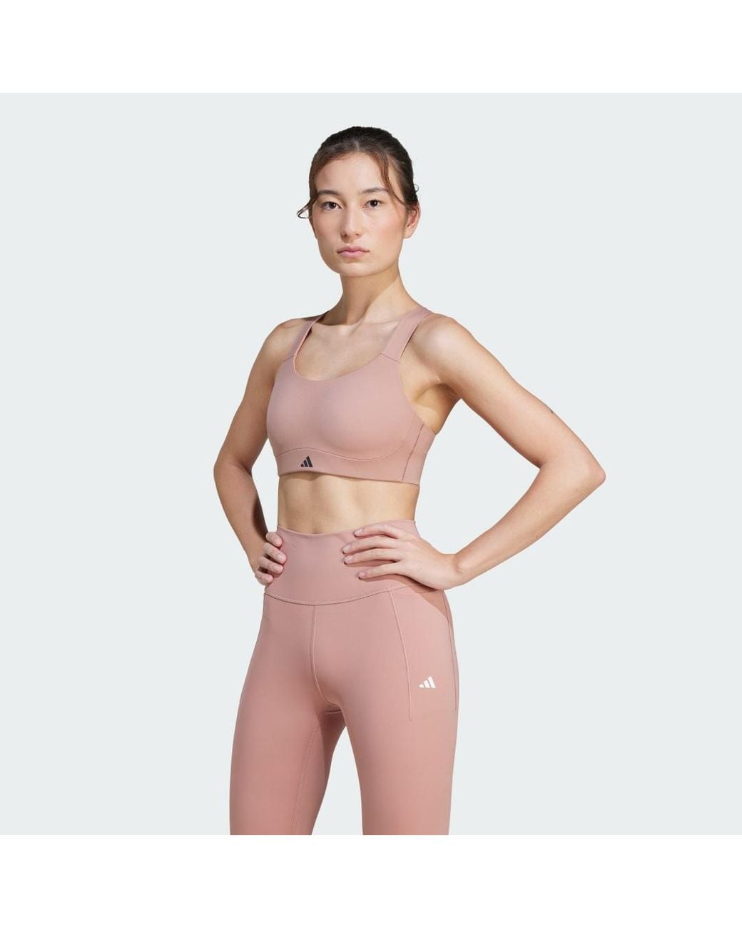 Adidas Pink Tlrd Impact Luxe Training High Support Bra