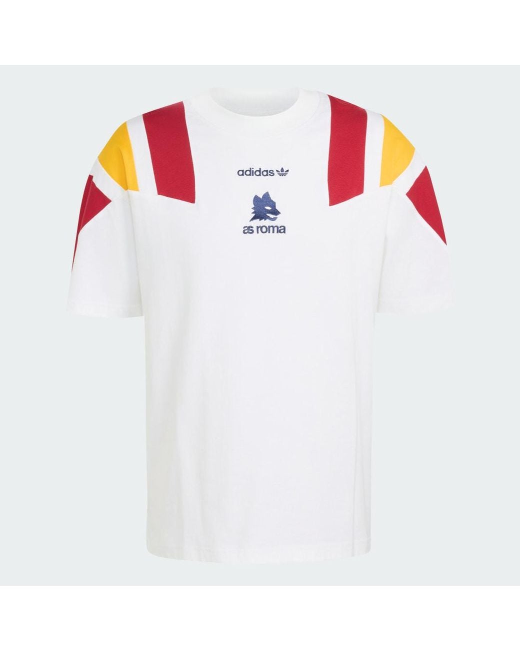 Adidas White As Roma Eqt T-Shirt for men