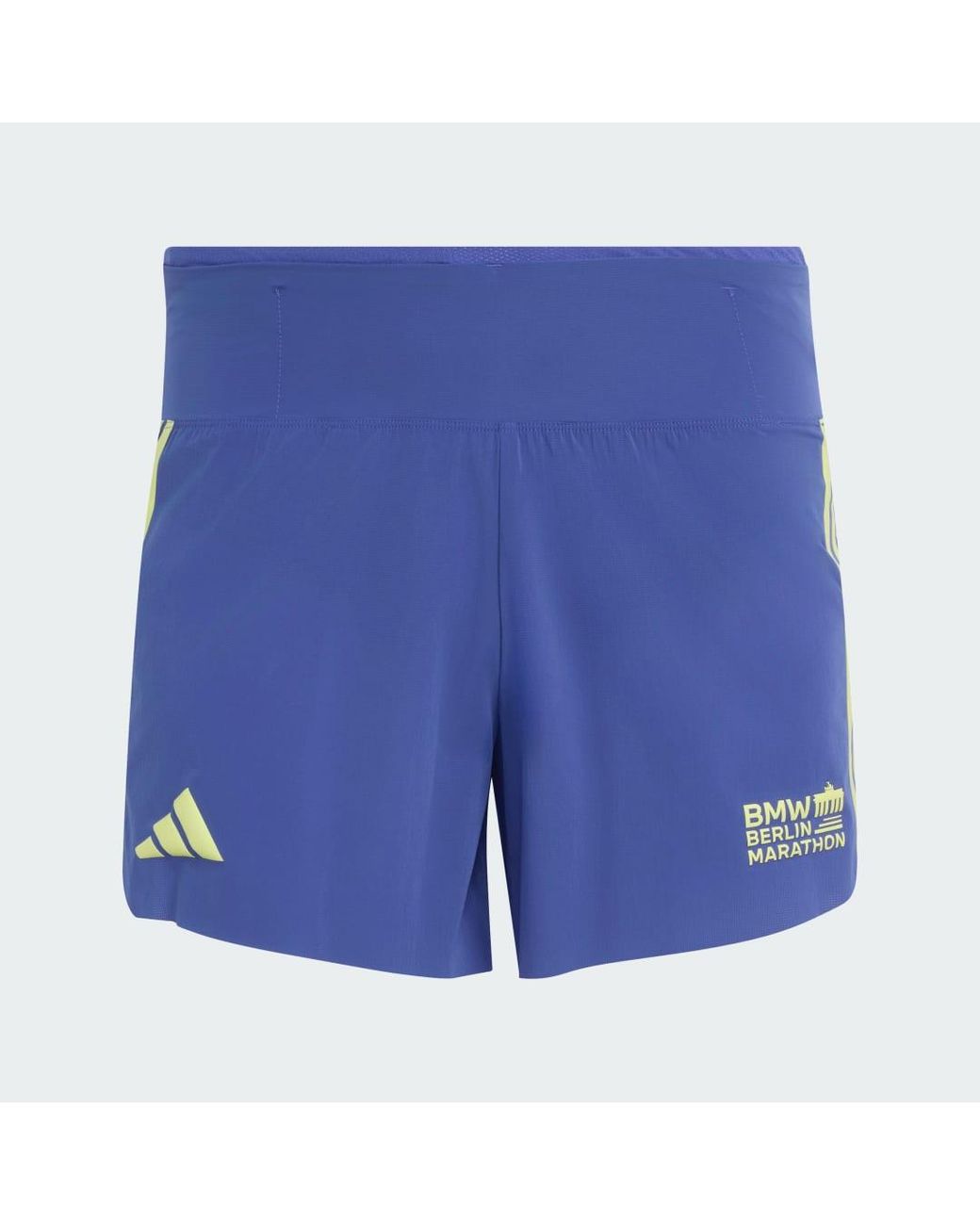 Adidas Blue Bmw Berlin-Marathon 2026 Adizero Running Split Short for men