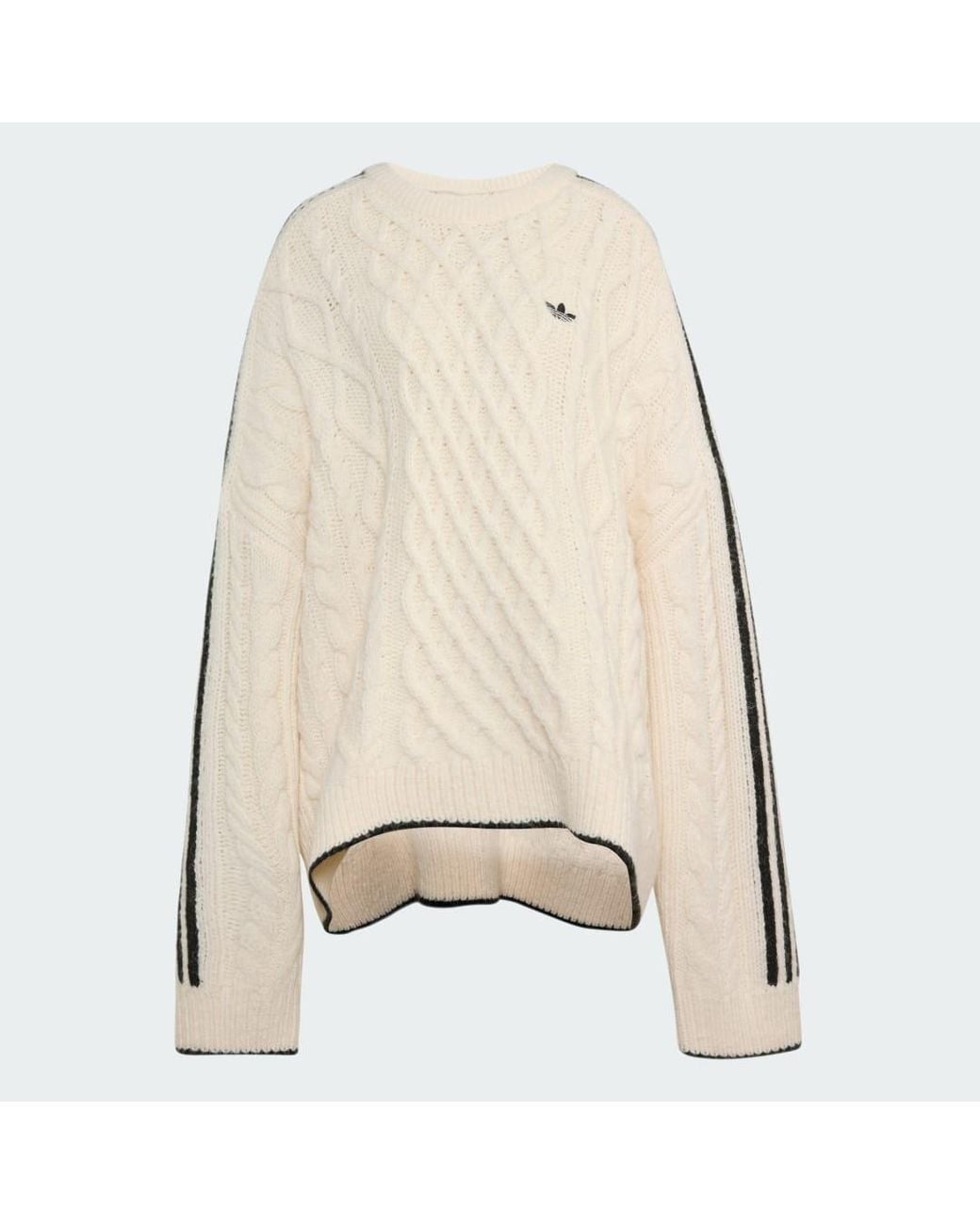 Adidas Natural Cableknit Sweater