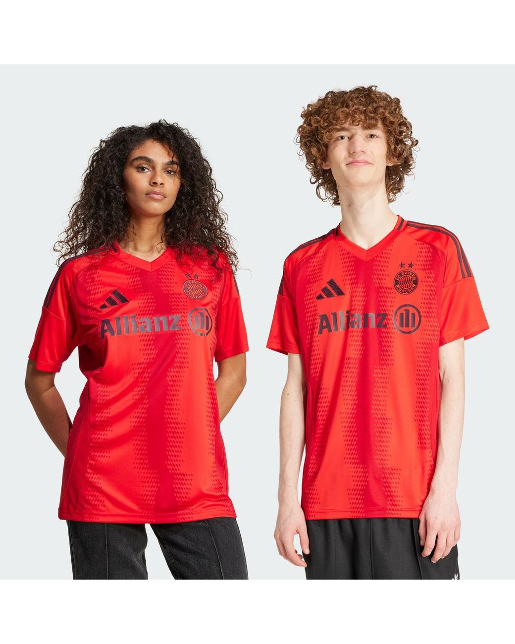 adidas Fc Bayern 24 25 Team Home Jersey in Red for Men Lyst UK