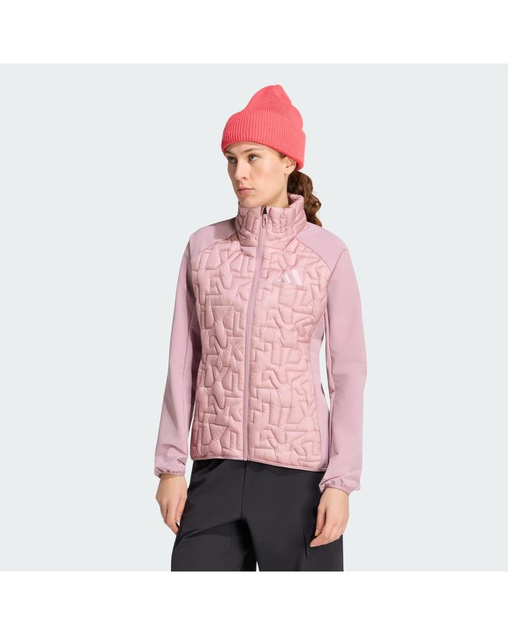 Adidas Pink Terrex Xperior Primaloft Loose Fill Hybrid Jacket