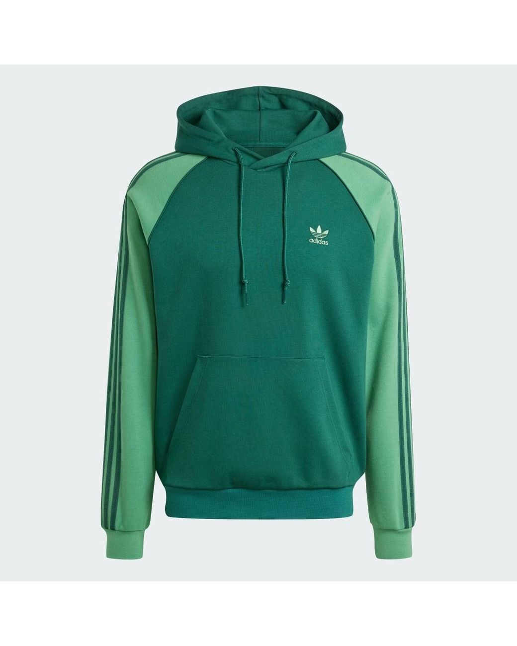 adidas Colorblocked Sst Hoodie in Green for Men Lyst UK