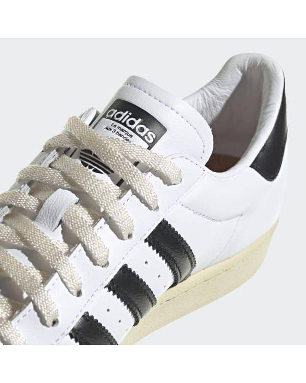 adidas Denim Superstar Laceless Shoes in White - Save 46% - Lyst
