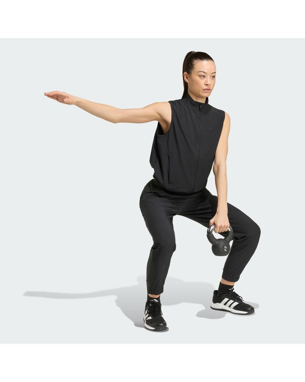 Adidas Black Tech Intensity Workout Joggers