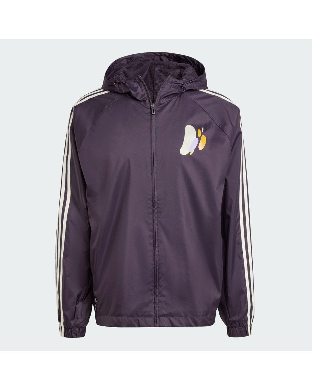 Adidas Originals Purple Real Madrid Seasonal Windbreaker for men