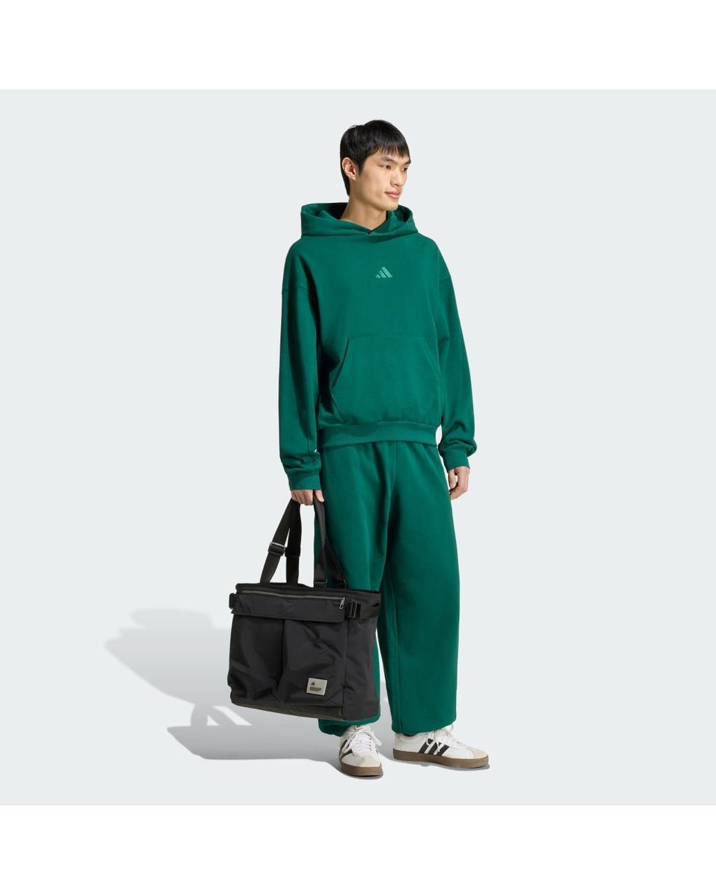 Adidas Green Kit Small Logo Hoodie for men
