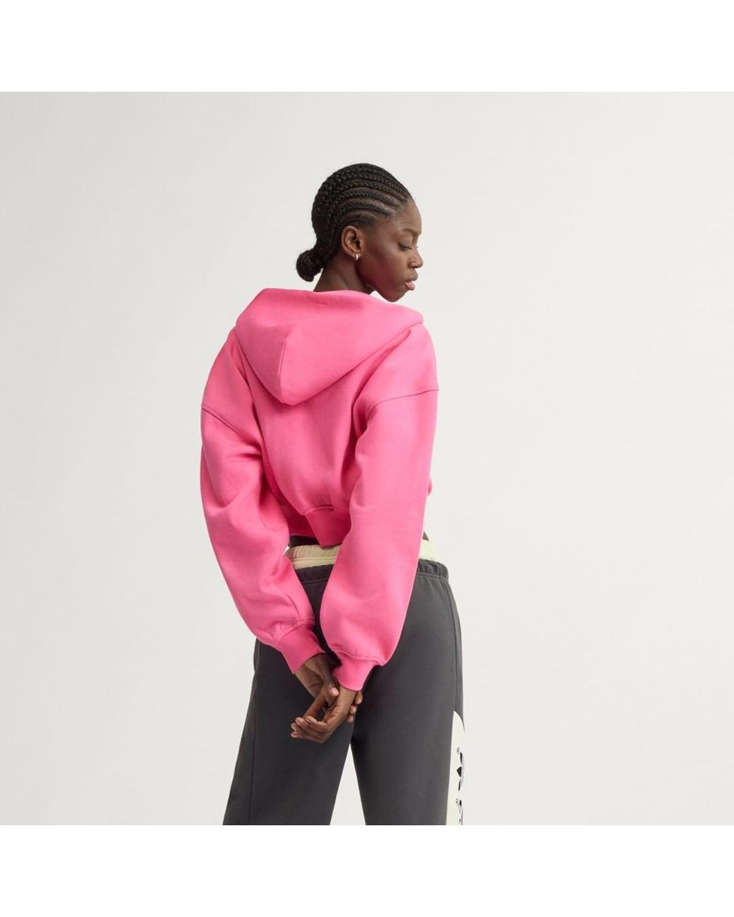Adidas Red Adisignature 3 Stripes Full Zip Hoodie