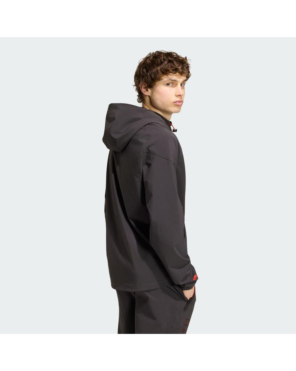 Adidas Black Audi Revolut F1 Team Dna Vis Tech Jacket for men