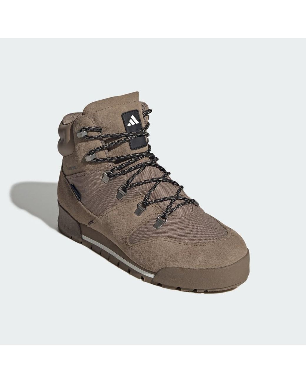 Adidas Brown Terrex Snowpitch Climawarm Hiking Shoes for men