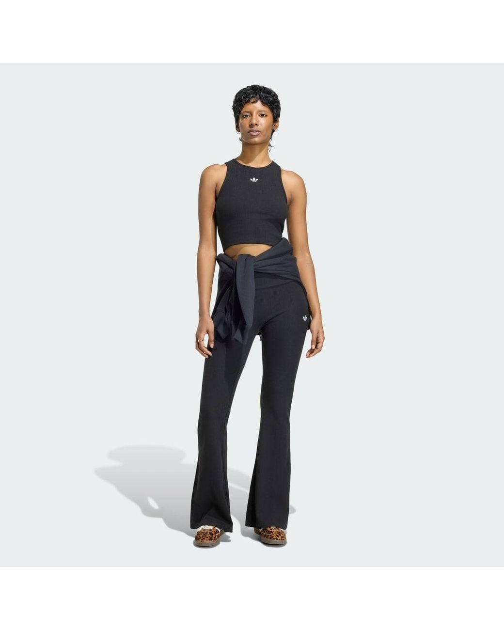 Adidas Blue Essentials Rib Tank Top