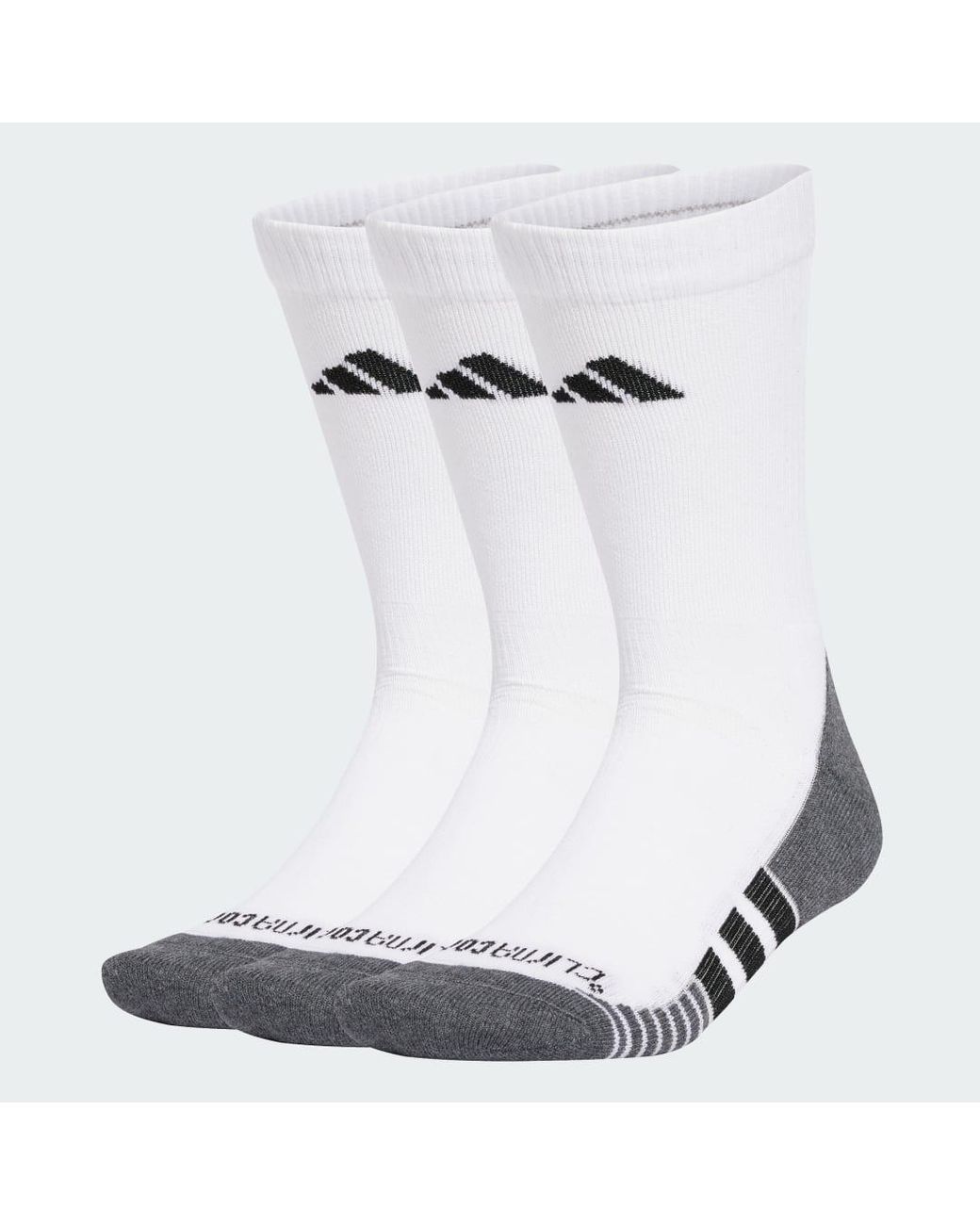 Adidas White Performance Climacool Cushioned Crew Socks 3 Pairs