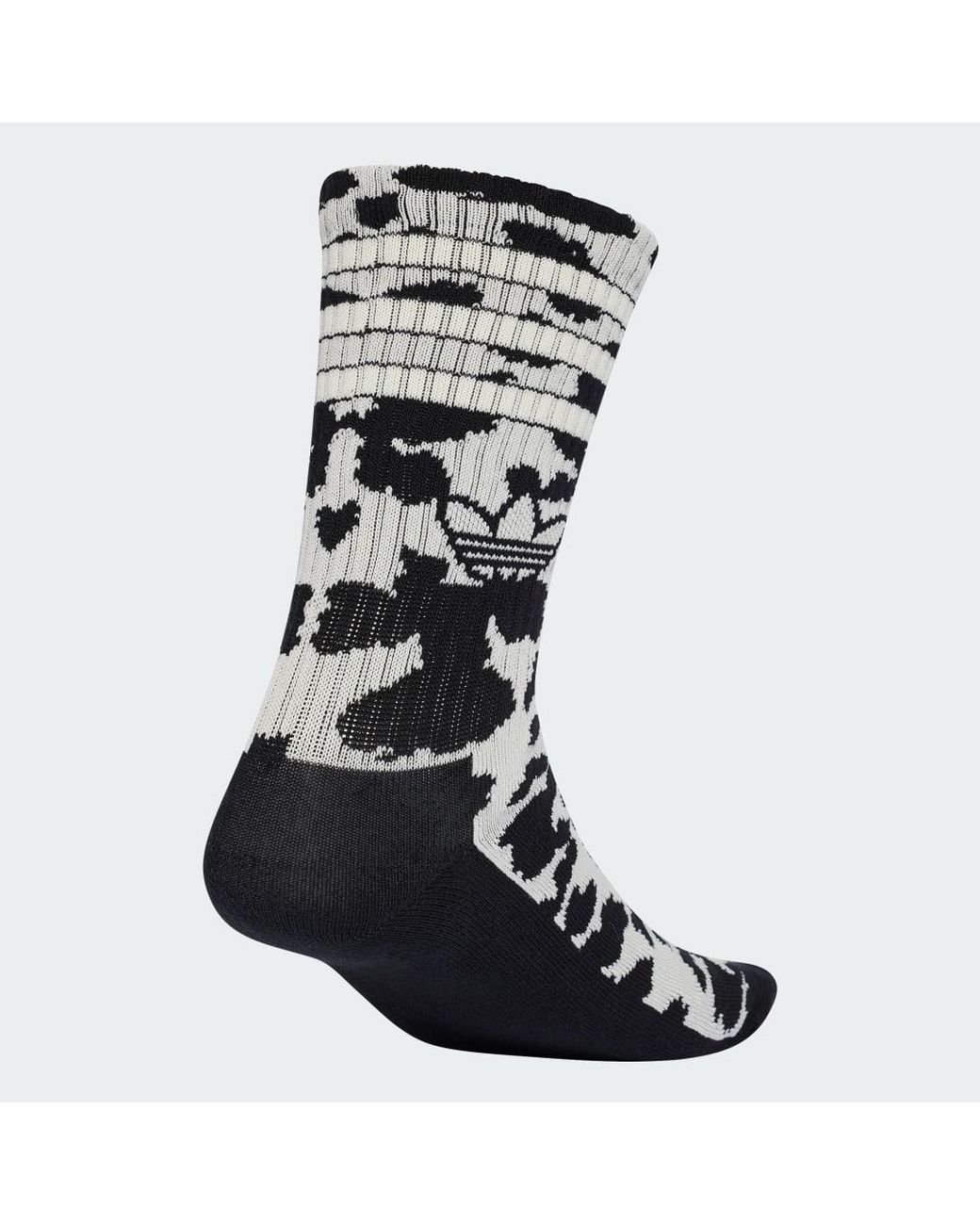 Adidas Black Animal Graphic Crew Sock 2 Pairs
