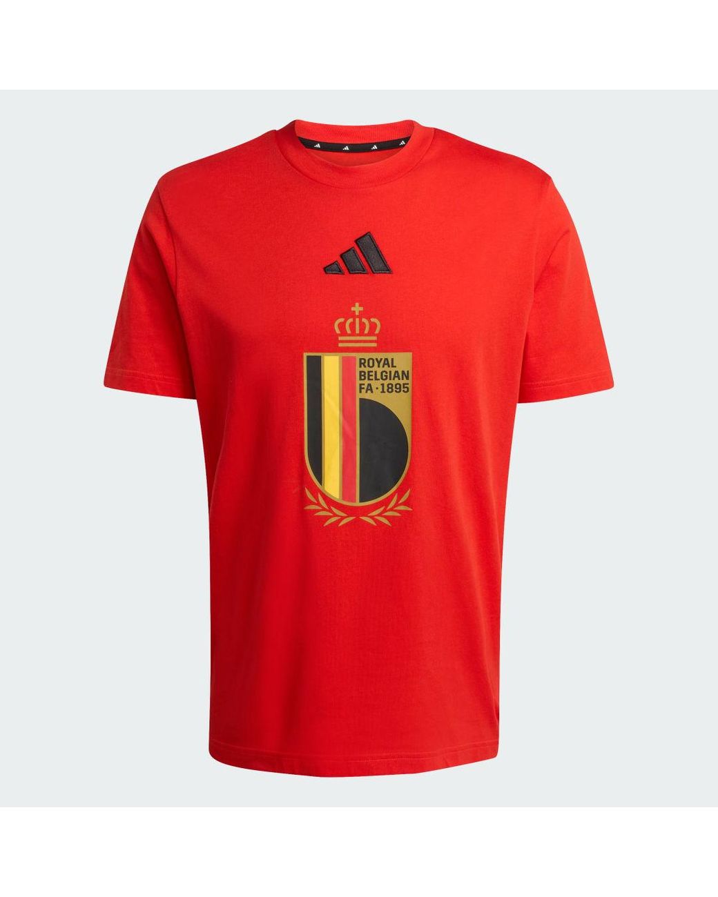 Adidas Originals Red Belgium Dna Graphic T-Shirt for men