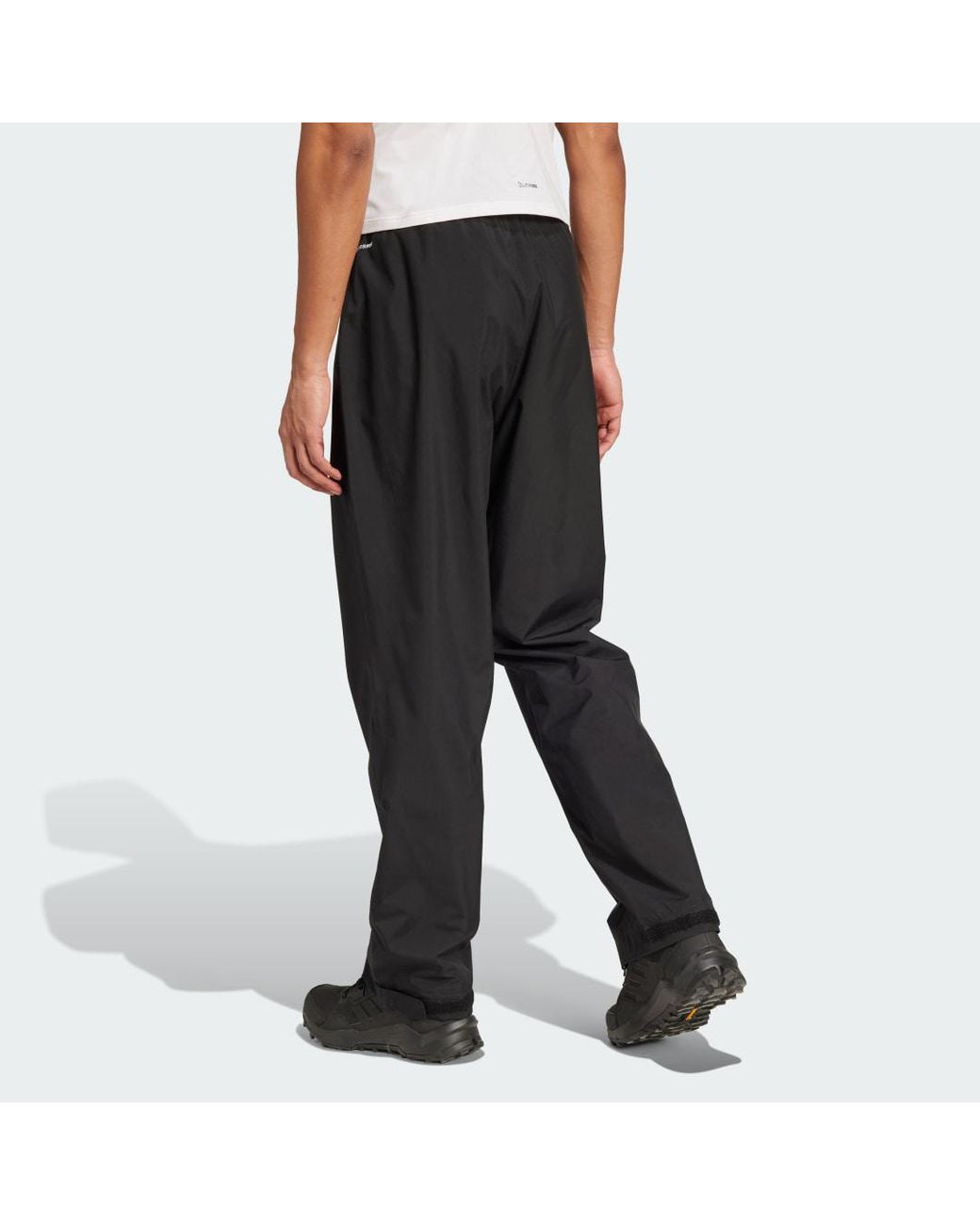 Adidas Gray Terrex Multi Climaproof Two-Layer Rain Tracksuit Bottoms 2.0 for men