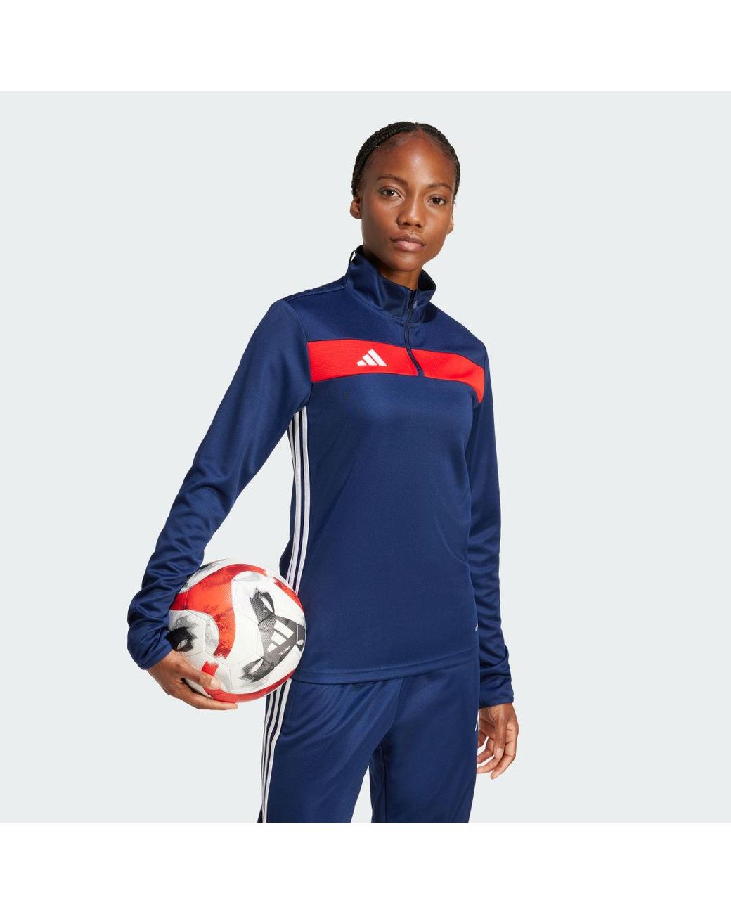 Adidas Blue Tiro 25 Essentials Training Top