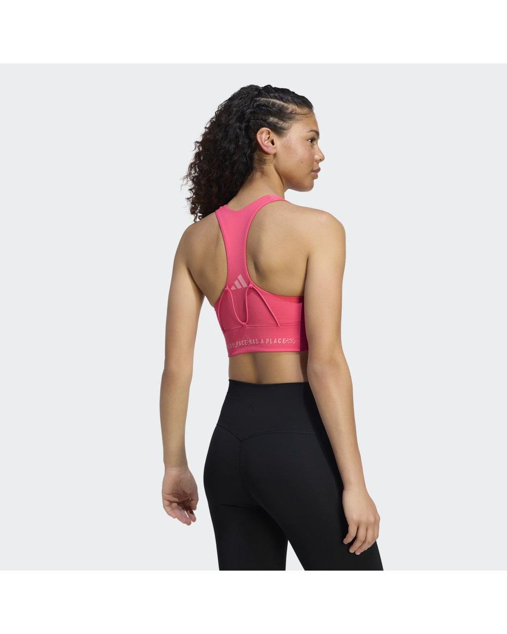 Adidas Pink Adi Runners Bra