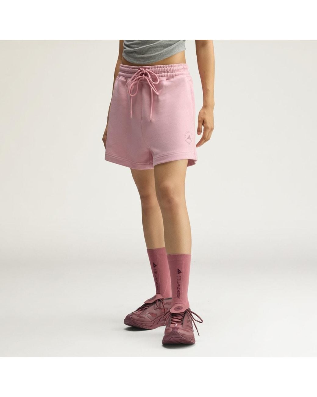 Adidas Pink By Stella Mccartney Truecasuals Terry Short