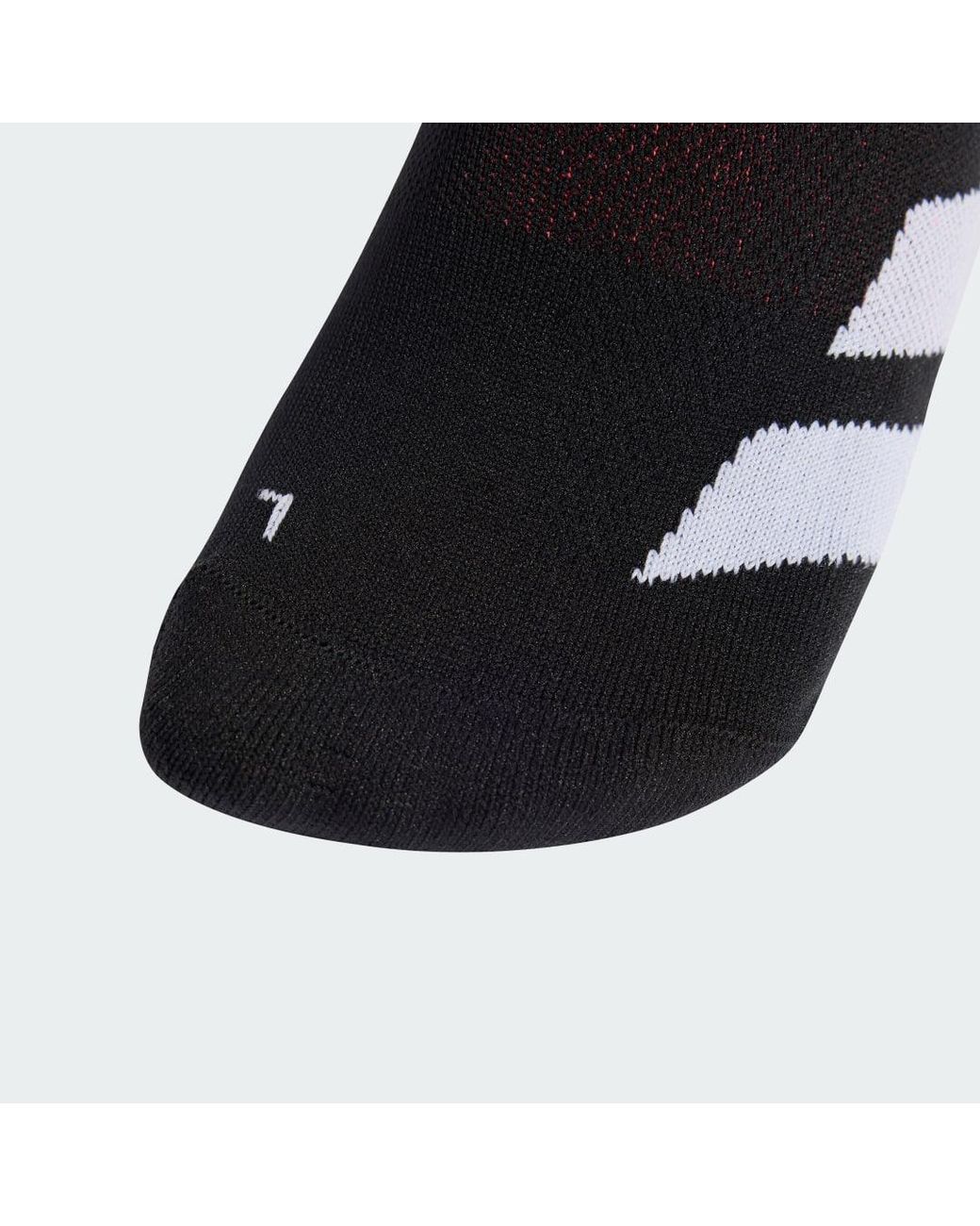 Adidas Black Running Adizero Quarter Sock