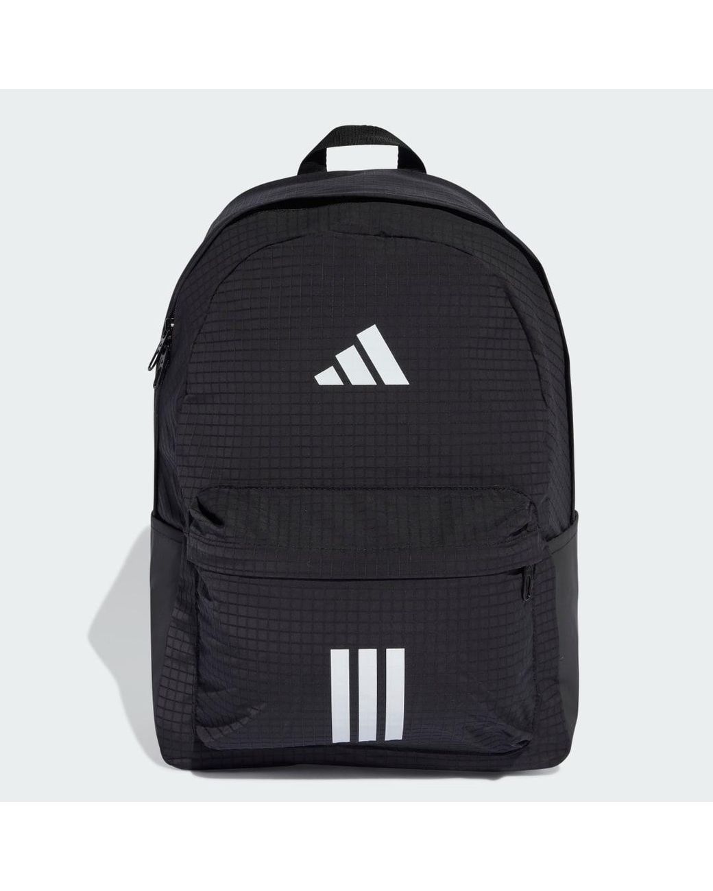 Adidas Black Essentials 3-Stripes Backpack Back To School 2
