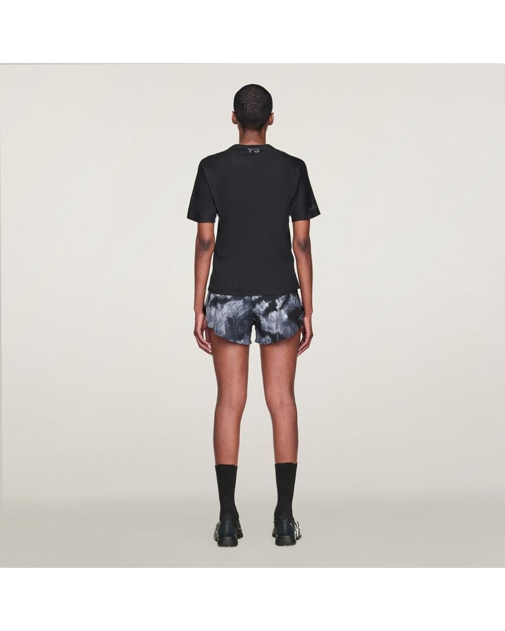 Adidas Black Y-3 Running Long-Sleeve Top