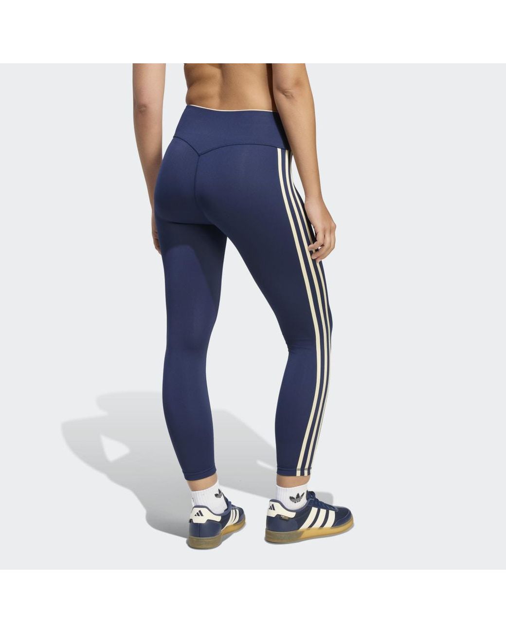 Adidas Blue Sport Superstar 7/8 Leggings