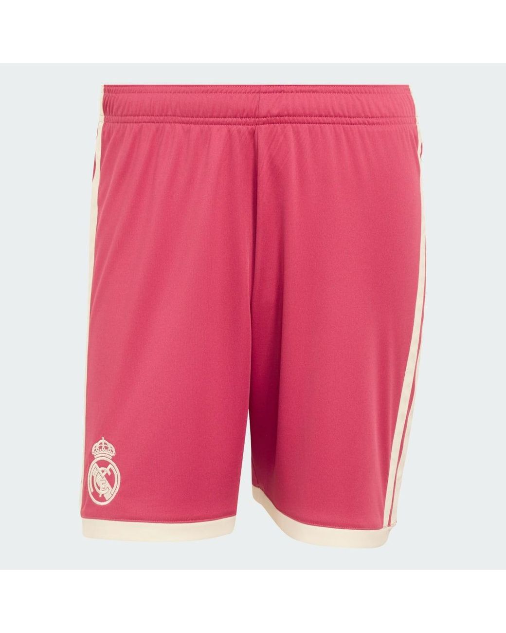 Adidas Pink Real Madrid 26/27 Third Shorts for men