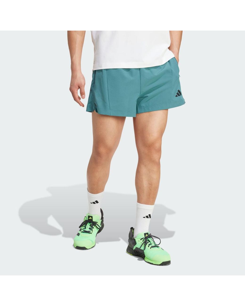 Adidas Blue Primelift Short for men