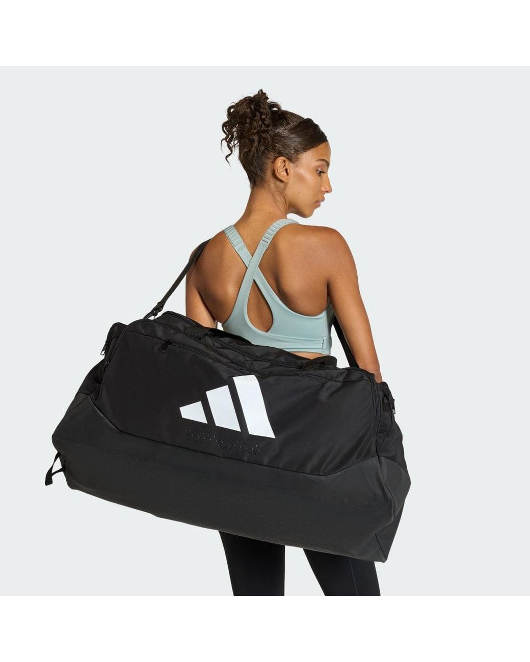 Adidas Black Training Defender Duffle Bag Large