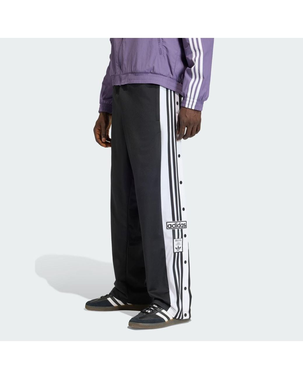 Adidas Black Adibreak Classic Tracksuit Bottoms for men
