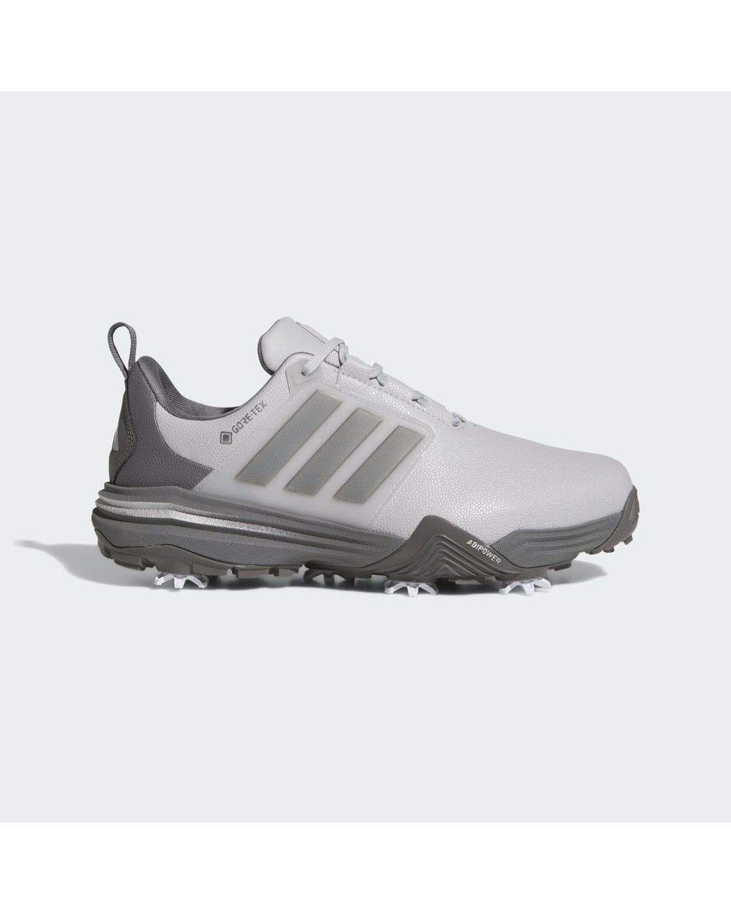 Adidas Gray Adipower Gore-Tex Wide Golf Shoes for men