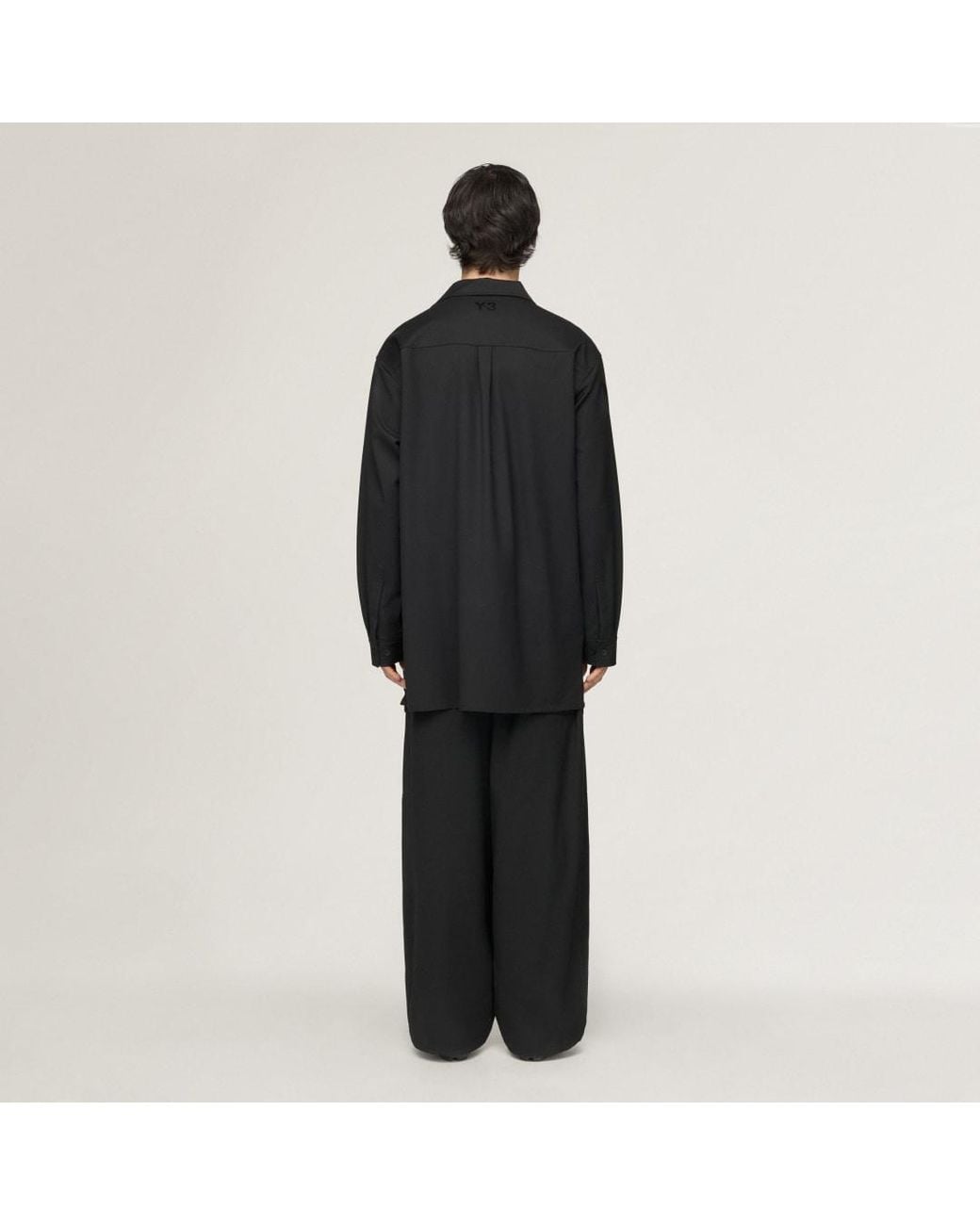 Adidas Black Y-3 Wool Adaptive Overshirt for men