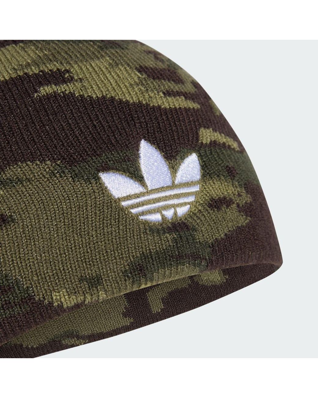 Berretto Cuffless Camo di Adidas in Green