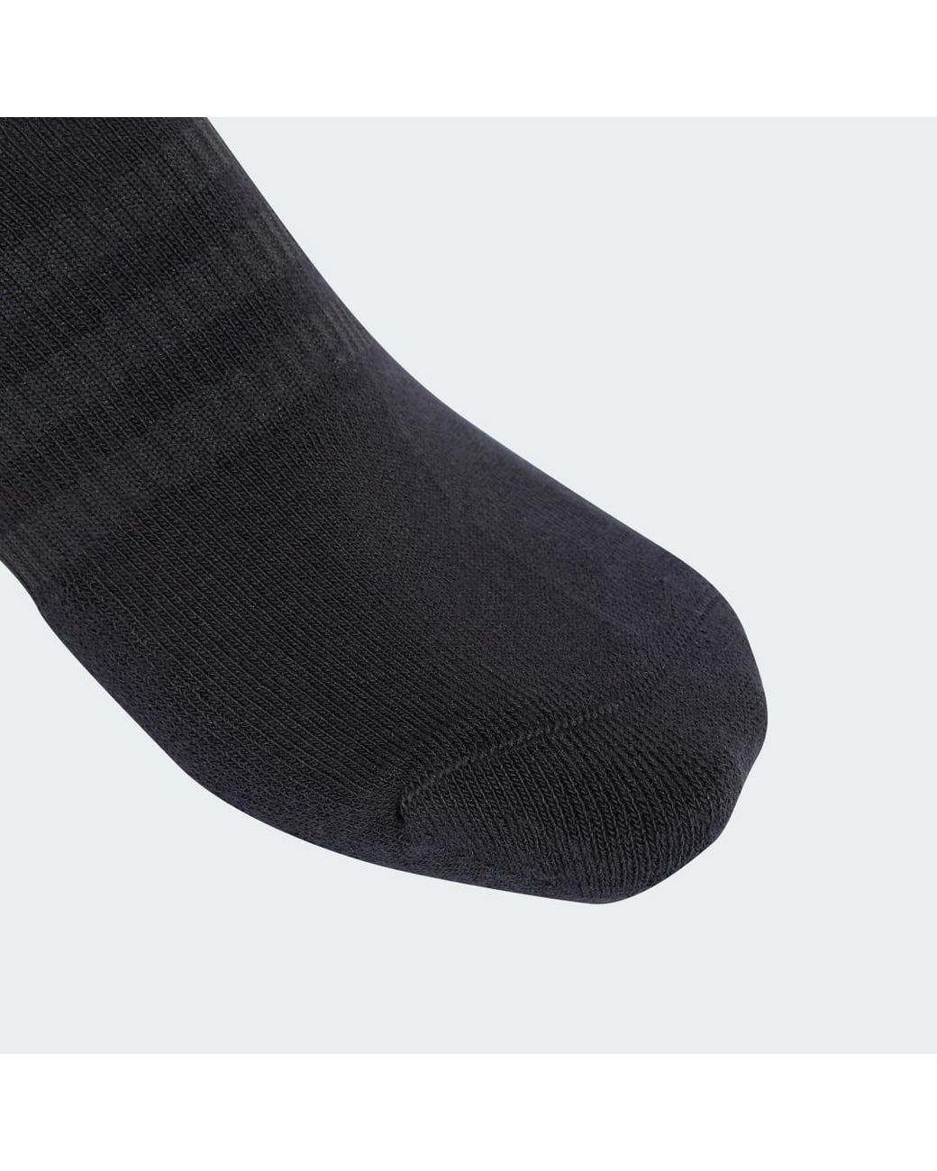 Adidas Black Cushioned Low-cut Socks 3 Pairs