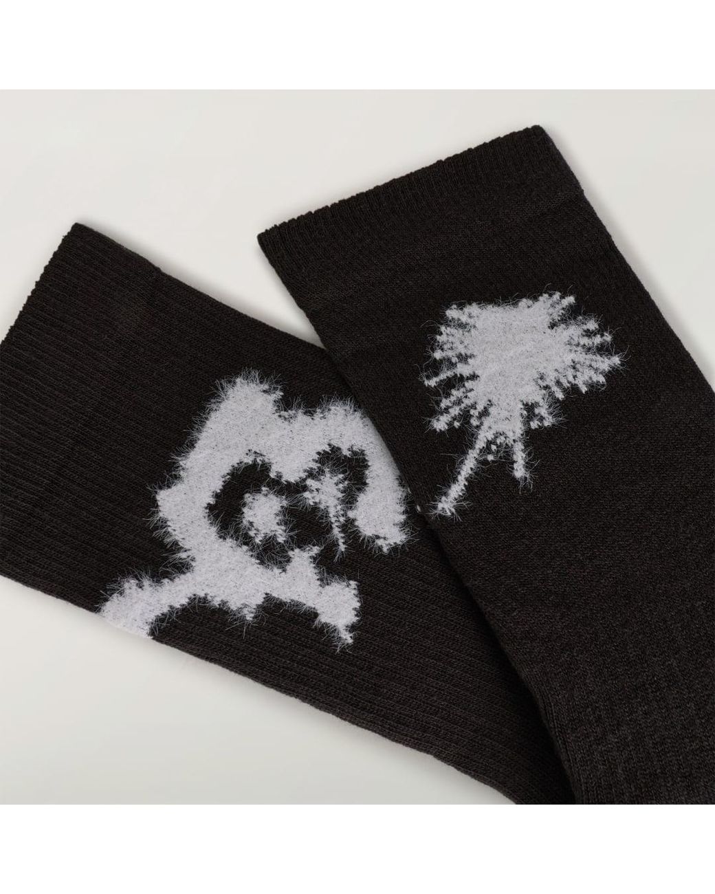 Adidas Black Y-3 Chito Graphic Crew Socks