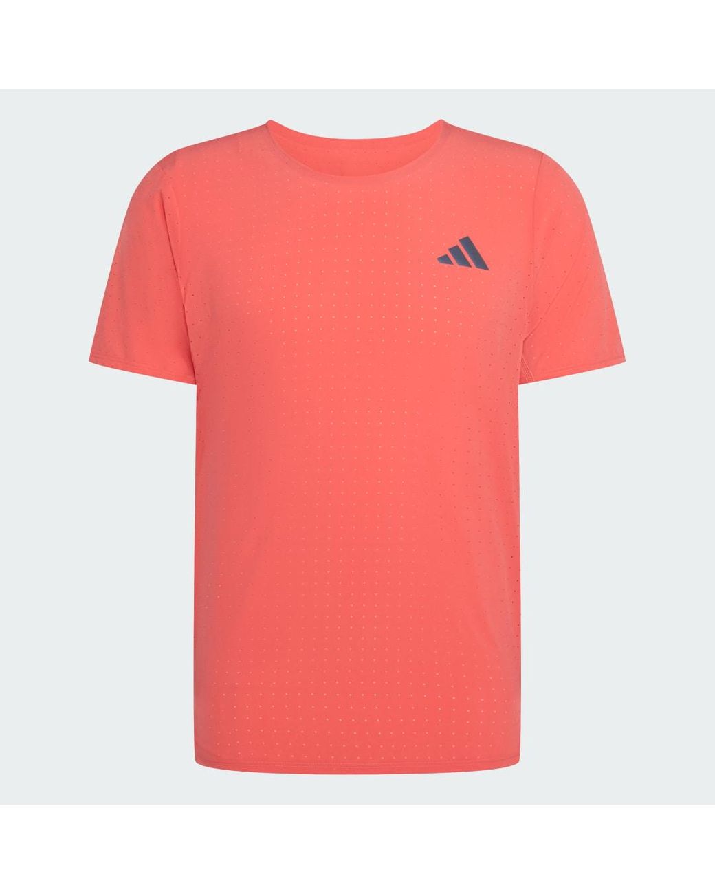 Adidas Red Adizero Running T-Shirt for men