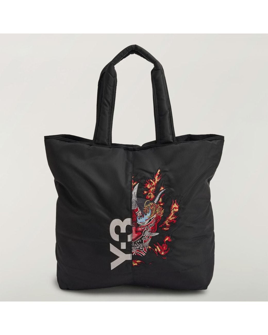 Adidas Black Y-3 Graphic Tote Bag