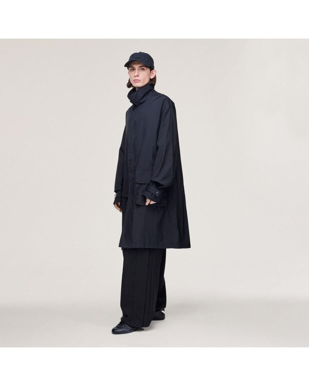 Adidas Blue Y-3 Nylon Parka