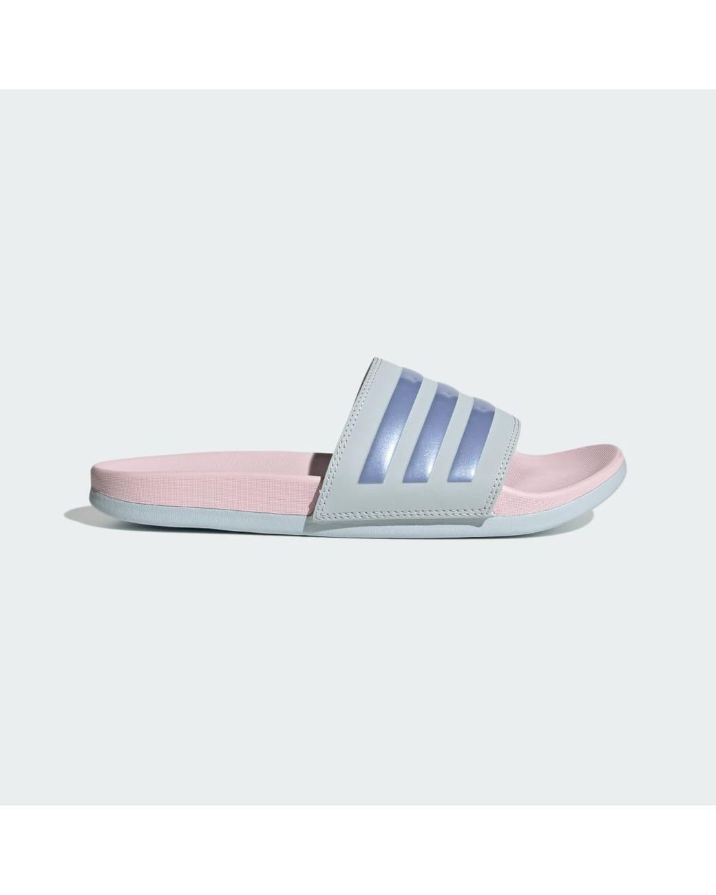 Adidas Blue Adilette Comfort Slides