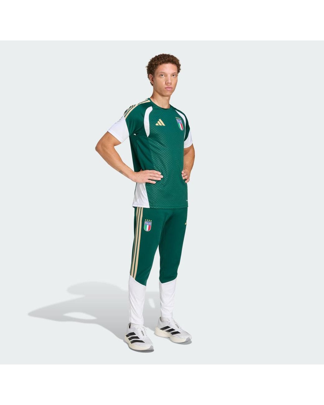 Adidas Green Italy 26 Tiro Training Jersey for men