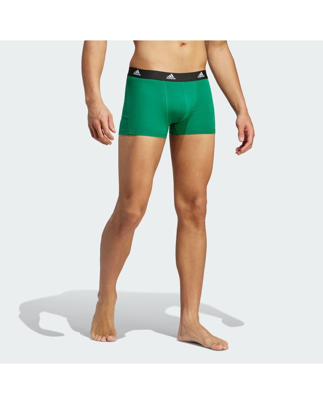 adidas Active Flex Cotton Boxer Ondergoed (3 Stuks) in het Groen voor heren  | Lyst BE