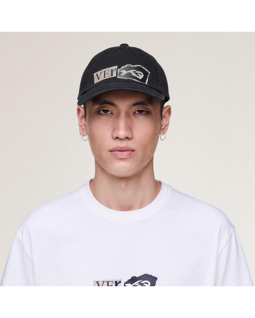 Adidas White Y-3 Graphic Dad Cap