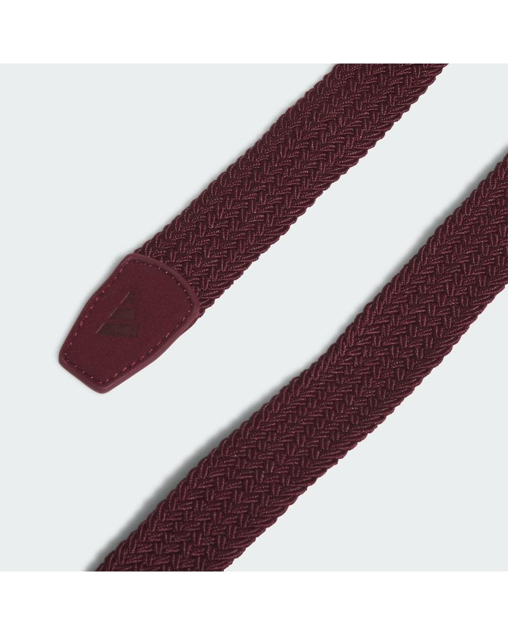 Adidas Red Braided Stretch Belt for men