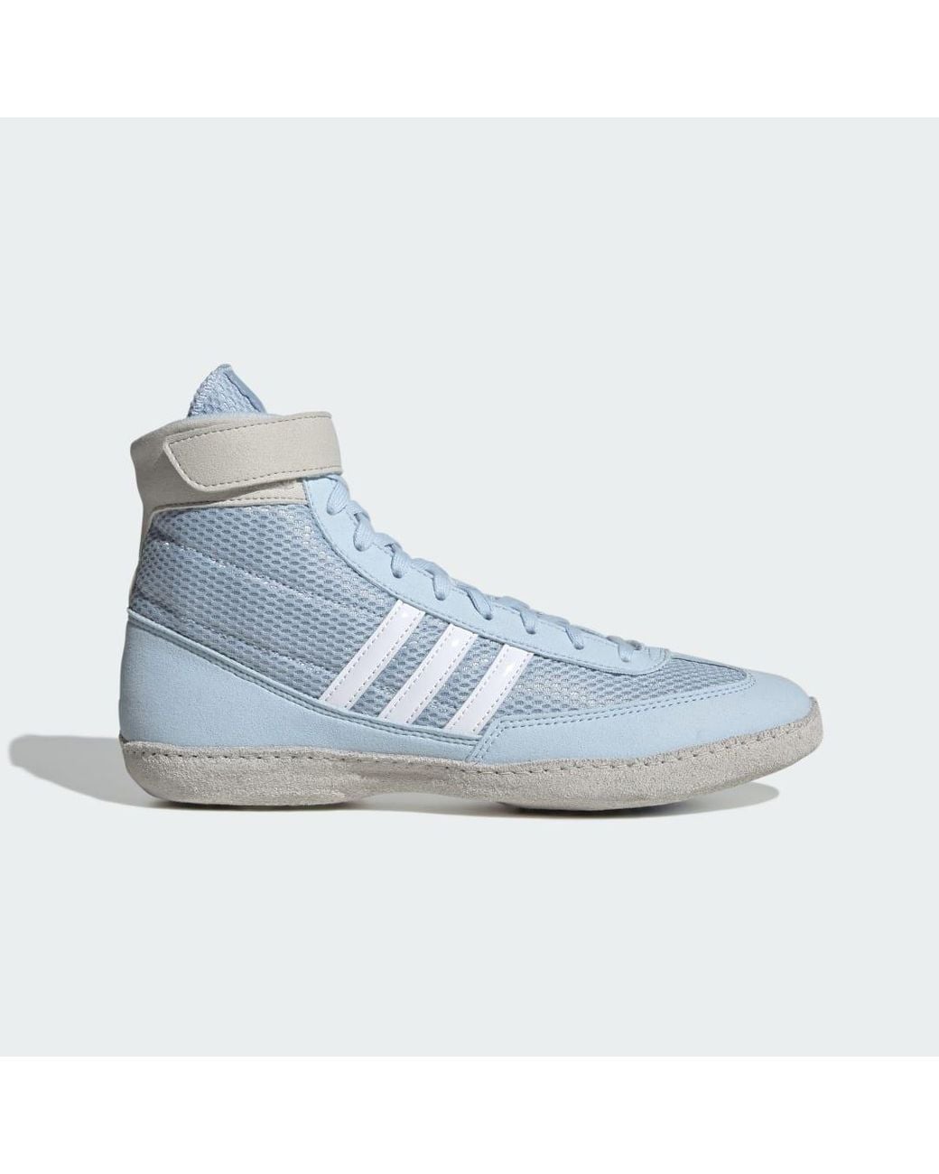 Adidas Blue Combat Speed 4 Wrestling Boots