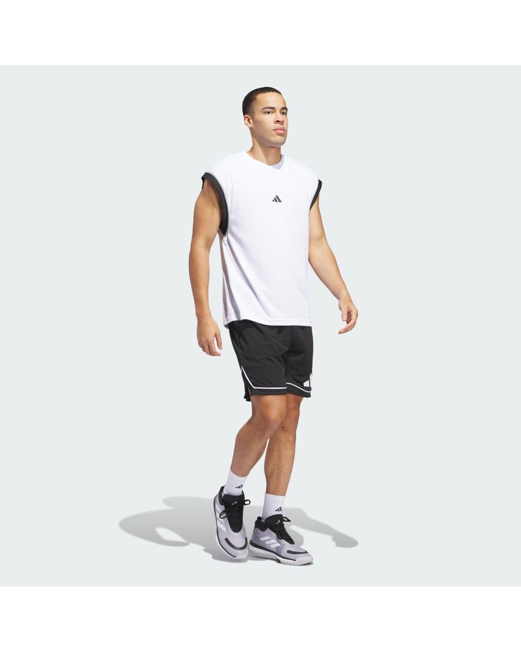 Adidas Originals Black Badge Of Sport Basketball Shorts for men